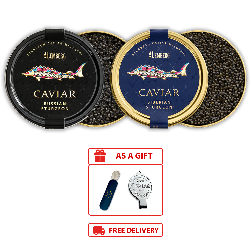 siberian sturgeon and osietra caviar Lemberg